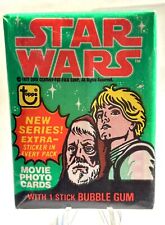 1977 Topps Star Wars Movie Cards Stickers Green 4th Series High Grade Vader Luke picture