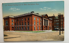c 1900s MA Postcard New Bedford Municipal Building from the West Hutchinson 2214 picture