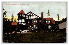 Private Residence in Spokane Washington WA 1912 DB Postcard P19 picture