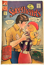 VTG Charlton Comic Sweethearts #127 August 1972 A Homey Type Romance Bronze Age picture