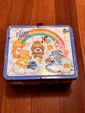 Vintage 1983 Care Bears Aladdin Industries Metal Lunch Box NO Thermos picture