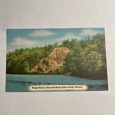 Vintage Starved Rock State Park, Illinois Postcard Pulpit Rock picture