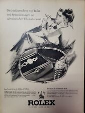 Rolex Watch Print Advertising 1946 Du Swiss Luxury Precision German Perpetual picture