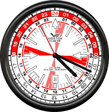 Vostok Europe Russian Radio Room Titanic Marine Mechanical 24 Hr Dial Wall Clock picture