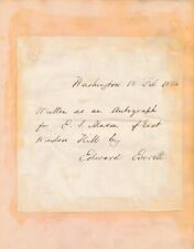 Edward Everett-Handwritten Letter 1856 (Famous 19th Century Politician) picture