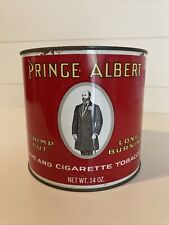 Empty Vintage PRINCE ALBERT TIN CAN CRIMP CUT 14 oz. with LID Empty picture