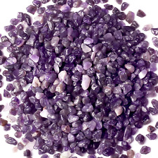 Amethyst Healing Crystal Chips Bulk Gemstones Sets Tumbled Chips Crushed Stones  picture