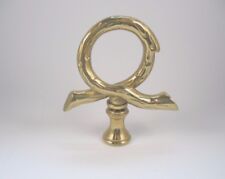 LAMP FINIAL Solid Brass Woodland  Loop. T543 picture