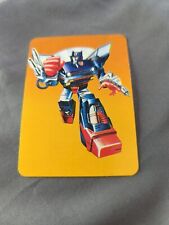 1 Vintage 1985 Transformers Action Trading Cards Autobots Decepticon Not Graded  picture