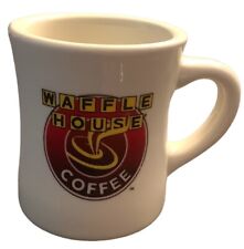 Vintage TUXTON Rounded WAFFLE HOUSE Heavy Ceramic Coffee Cup Mug picture