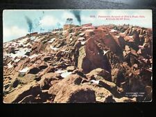 Vintage Postcard 1911 Panoramic View Summit of Pike's Peak Colorado (CO) picture