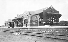 Railroad Train Station Depot Holly Colorado CO Reprint Postcard picture