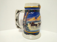 Budweiser 2000 Holiday in the Mountains Stein - CS416 Ceramarte Great Shape picture