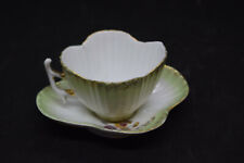 Antique Victoria Carlsbad Scalloped Demitasse Cup and Saucer  picture