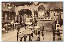 c1940's Grand Hotel d'Angleterre Le Becasse Restaurant Liege Belgium Postcard picture