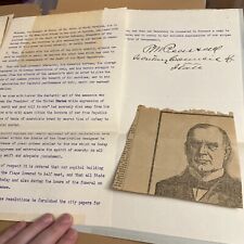 Council Of State of North Carolina Resolution President McKinley Assassination picture