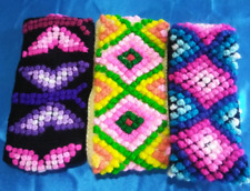 3 Peruvian headbands woven in wool Andean culture puno picture