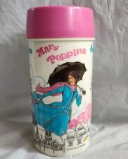 Vintage ALADDIN Mary Poppins Movie Theme Thermos Only  For Lunch Box picture