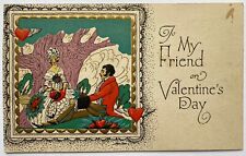 Antique Valentines Day Embossed Valentine’s Day Card Postcard or Valentine picture