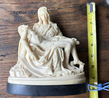Michelangelo Vatican Reproduction Of La Pieta Statue Sculture - Marble 3 Pounds picture