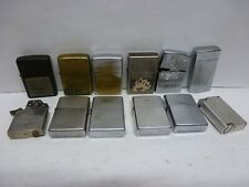 Lot of 11 Assorted Pocket Lighters Zippo Bic For Parts or Repair picture