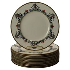 Twelve Antique Hardy & Hayes Royal Worcester Porcelain Plates, C1910 picture