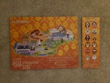 2015-2019 Disney CA Adventure Eggstravaganza Map with Stickers YOU CHOOSE ONE picture