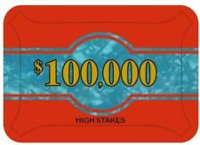 High Stakes $100,000 Poker Plaque Premium Quality NEW James Bond Casino Royale  picture