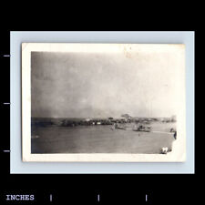 Vintage Photo AIRPLANE BIPLANE AIRSHOW RACE picture
