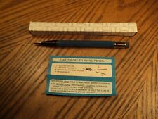 Vintage Autopoint Mechanical Pencil  Blue Body  5-5/8