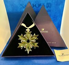 BEAUTIFUL 2018 LARGE SWAROVSKI CRYSTAL CHRISTMAS ORNAMENT STAR/SNOWFLAKE BOXED picture