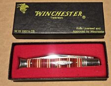 Winchester USA Knife Fishtail Candy Stripe Handle Original Box 1992 Very Rare picture