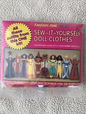 VINTAGE QUALITY TIME TOYS SEW-IT-YOURSELF DOLL CLOTHES FANTASY TIME NO# 4 picture
