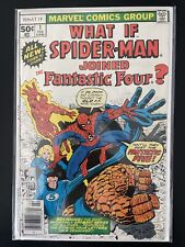 What If #1 Spider-Man Joined The Fantastic Four? (Feb 1977, Marvel Comics) picture