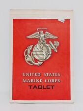 Vintage 1970s Marine Corps Tablet Notepad Stationary Iwo Jima picture