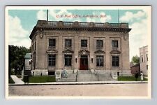 Ashtabula OH-Ohio, U.S. Post Office Building, Antique Vintage Souvenir Postcard picture