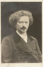 IGNACY JAN PADEREWSKI - PICTURE POST CARD SIGNED CIRCA 1927 picture