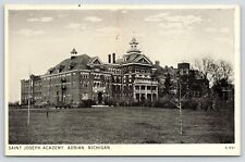 Adrian Michigan~St Joseph Academy~Catholic Girls School~Closed 2012~1930s B&W PC picture