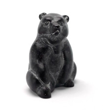 Boma Small Black Sitting Bear Figurine 2 ¾