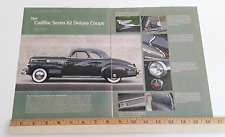 1941 CADILLAC SERIES 62 DELUXE COUPE ORIGINAL 2007 ARTICLE picture