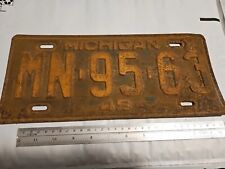 1949 michigan license plates picture