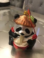 Macy's Holiday Lane Asian Panda Ornament picture
