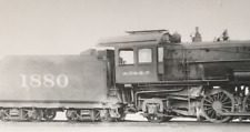Atchison Topeka & Santa Fe Railway Railroad ATSF #1880 2-6-2 Locomotive Photo picture