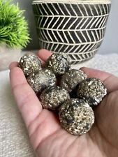 Pyrite After Marcasite Pseudomorph, Disco Party Crystal, Golden Prophecy Stone picture