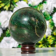 Large 130MM Natural Green Vivianite Stone Metaphysical Healing Chakra Sphere picture
