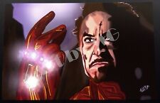 Marvel  Iron Man Tony Stark High Quality Art Print MCU Movie Portrait 11x17 picture