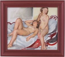 Female Nudes Oil Painting by Maurice Ambroise Ehlinger (French, 1896-1981) picture