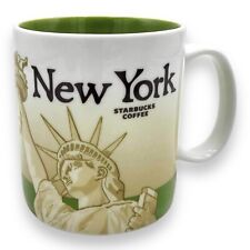 Starbucks Coffee 2009 New York Collector Series Mug 16oz Cup Statue Of Liberty picture