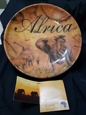 Worx Of Africa Bowl unique hand made. Rare. Tag included. South African Art picture