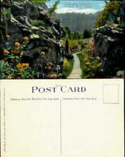 In Butchart's Gardens Victoria British Columbia Canada pre-1920 picture